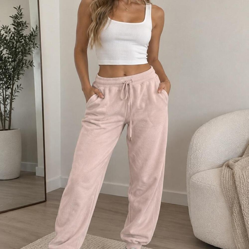 Aerie pink sweatpants size s